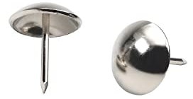 Innenausstattung, Polsternägel, Stecknadeln mit rundem, gewölbtem Kopf, 19 x 21 mm, Edelstahl, dekorative Nägel, Set mit Antik-Finish, Reißzwecken, Reißzwecken for Möbel mit Nickel-Finish, Heimwerkerb
