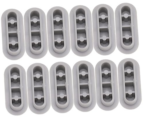 WOONEKY Paracolpi Sedile Wc Universale 12 Pezzi Con Guarnizione Antiscivolo E Adesivi Resistenti Per Ammortizzazione Silenziosa Protezione Seduta Wc Per Bagno Casa Ufficio