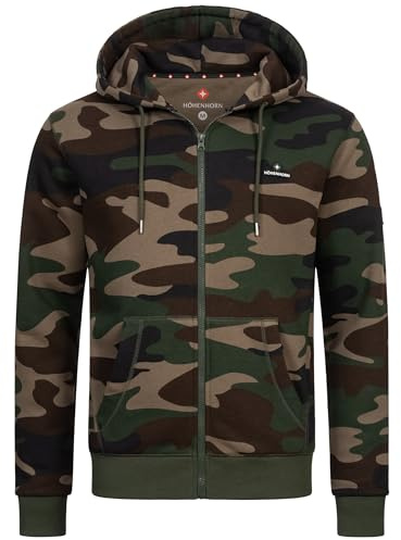 Höhenhorn Katan Herren Hoodie Pullover Camo Grün Gr. XL