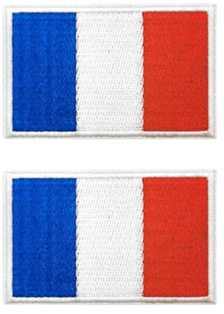 LJFEA Lot de 2 écussons brodés avec EcussonPatch Gilet lesté Patch Airsoft