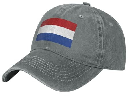 Baseballmütze Flagge Niederlande Sonnenhut Atmungsaktiv Baseballkappen Retro Mütze Für Angeln Unisex Tennis