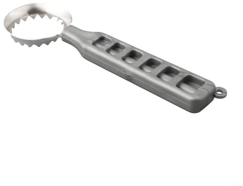 Écailleur de poisson en acier inoxydable de qualité supérieure, poignée en plastique résistant aux éclats, performance durable