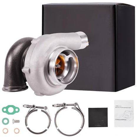 WUYDKEL Auto Turbolader Kompatibel Mit Allen 2,0- Bis 3,0-Liter-4/6-Zylinder-Motoren Für Bis Zu 500 PS. Turboladerband-Anti-Surge-Kugellager, Universell Für Turbo Billet GT3076