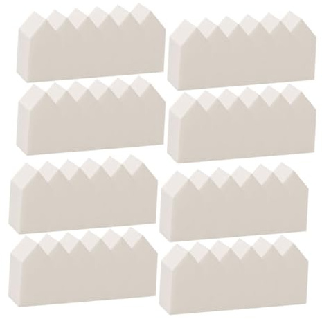 VALICLUD 100pezzi Spugnette per Trucco in Lattice Sintetico Piumini per Cipria e Fondotinta Strumenti per Applicare Polvere e Cosmetici