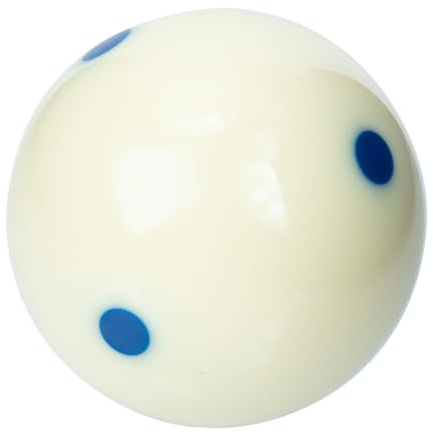 Abaodam Billard Cue Ball mit Punkten Hochwertige Langlebige Billardkugel Harz für Präzises Training und Spiel für Spielstile und Niveaus