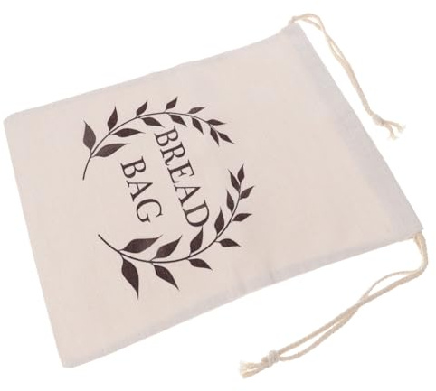 MAGICLULU Bread Storage Bag Linen Drawstring Reusable Food Pouch for Bakery Sourdough Bread
