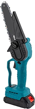 BJTDLLX Mini Kettensäge 750W Elektro Teleskop Hochentaster, Akku Kettensäge Astsäge mit Ladegerät und Batterie, Astschere Baumsäge für Holzschnitt, Gartenschnitt