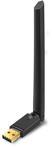 Glitfix Bluetooth Adapter 6.0 Mit Großer Übertragungsreichweite, Bluetooth Dongle für PC Windows 11/10/8.1, USB Dongle für Maus, Tastatur, Kopfhörer, Handy, Controller