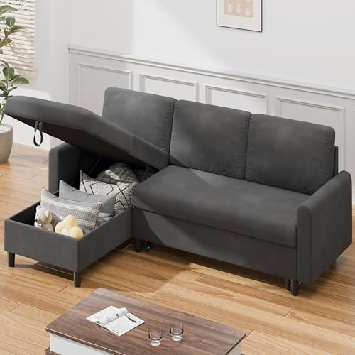Sectional Couches for Living Room/Office/Apartment,Black