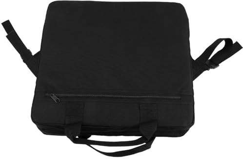 WEKADRIN Tragbarer Faltbarer Gartenstuhl mit Verstellbarer Rückenlehne Kompakt und Robust Outdoor Camping und Strandstuhl mit Aufbewahrungstasche Schwarz