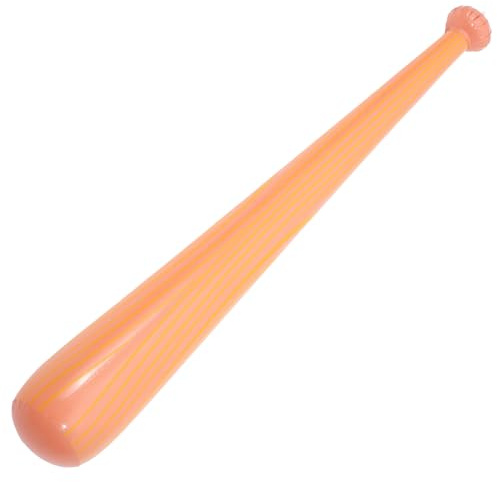 Gogogmee Mazza da Baseball Gonfiabile 100 Cm Venature Legno, Bastone da Festa Rumoroso per Eventi e Concerti, Giocattolo Gonfiabile per Attività All'aperto e Tifo Sportivo
