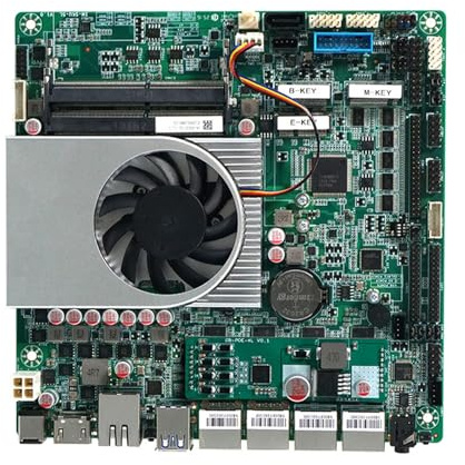 N150 ITX Industrial Motherboard 4 Core CPU 10G Ethernet 4x2.5Ghz Porte Automazione Soft Router Mainboard