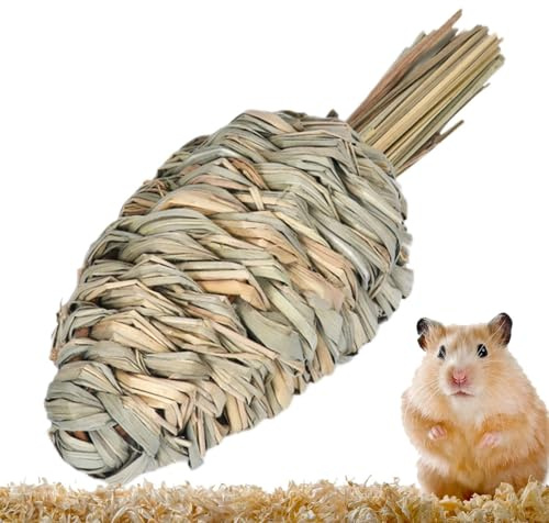 Juguetes para Masticar para Conejos de Conejo, de Paja Natural, 20 x 5