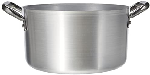 Ollas Agnelli - Cazuela Alta de Aluminio con 2 Asas de Aluminio Inoxidable