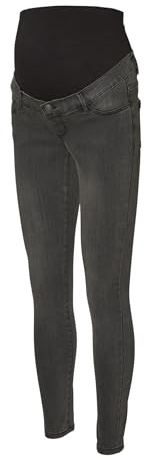 Mama.Licious VMMTANYA MR S Piping Jeans VI207 GA Noos, Jeans da Donna, Dark Grey Denim, XL