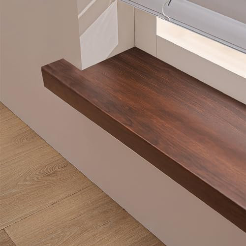 Copertura Davanzale Davanzale Della Finestra Copre Interno Casa Marrone, 8 Mm Di Spessore Ledge Guard Protectors Per Bay Windows Door Stairs Edging, Bordo Di Chiusura/tappeto Per Finestre Retrò ( Colo