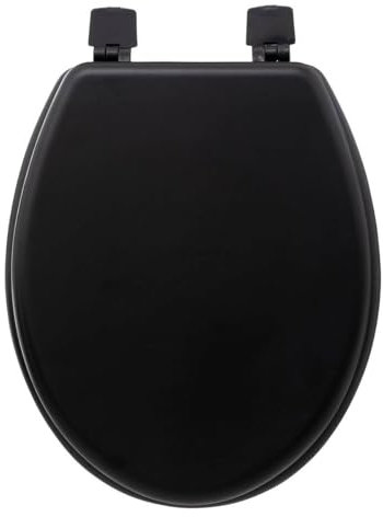 Abattant de toilette - Bois - Noir