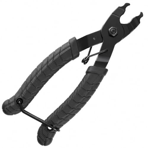 AKORD Bike Missing Link Pliers Bicycle Chain Quick Link Open Master Link Tool Black