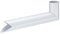 INEFA Wasserspeier Fallrohr, PVC DN50 / 50mm Weiß Übergangsstück Regenrohr, Dachrinnenzubehör, einfache Steckmontage, Made in Germany