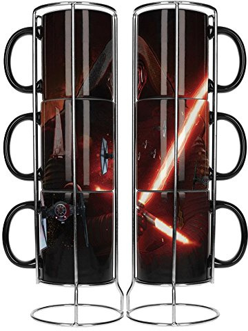 Walking Dead SDTSDT89001 Star Wars Ep7 Kylo Lightsabre 3 Stackable Ceramic Mug