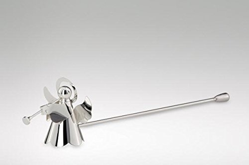 SILBERKANNE Kerzenlöscher Engel mit Posaune L 24,0cm versilbert