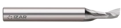 Izar 44099 Fresa Frontal Acabado HSS 1Z Aluminio, Serie Corta, 4412, Std W, 7.00 mm Diámetro Corte