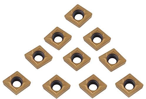 Inserti Tornitura CCMT060204 YBC251 Carburo 10 Pezzi per Lavorazioni CNC Professionali Acciaio