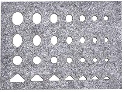 Lankater 1pc Filzen Mold, Tiere Augen Nasen-Ohr-Mouth Nadelfilz Applikationen Mold 3D Nadelfilzen Schablonen-Schablone Für Anfänger Handstickerei Craft
