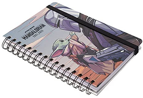 Grupo Erik Star Wars Schulplaner 2021 2022 - The Mandalorian Ringbuch Kalender 2021 2022 - Terminkalender 2021 2022 Wochenübersicht von Gorgu Baby Yoda, AGESVA52109, Hellgrau