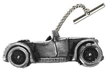 Krawattennadel mit Kette, klassisches Auto, M Typ ref139, Zinn-Effekt