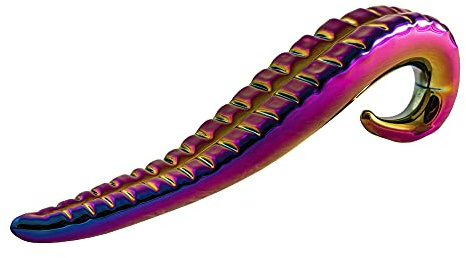 GLASSVIBRATIONS - Dildo de cristal – Lengua de diablo.