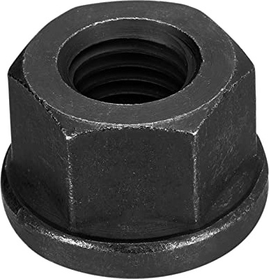 QUARKZMAN Dado Bloccaggio Esagonale Flangia 3/4-10 Grado 10,9 Dado Flangiato Esagonale Finito Acciaio Nero Autobon per Macchinario