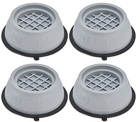 4pcs Washing Machine Cushion Set Anti Vibration Pads Shockproof Noise Cancelling Prevent Slip Washer Foot Cushion for Refrigerator Dryer(Small 8CM)