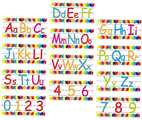 TEHAUX 1 Satz Alphanumerischer Wandaufkleber selbstklebender Nummernaufkleber Wandtattoo Kinderzimmer Ornament Zahl Buchstaben Zubehör Nummernverzierung für Kinder Mode schmücken Klebrig
