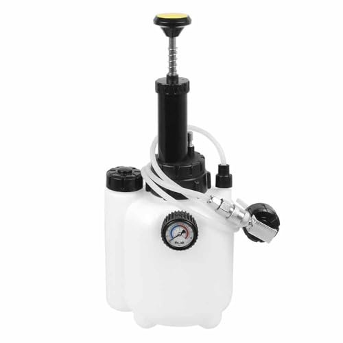 Ccarzzi Brake Bleeding Kit, Professional 3L Hand Brake Fluid Bleeder - Pressure Bleeder with Brake Bleeding Accessories for European Cars Motorbikes & ABS Compatibility