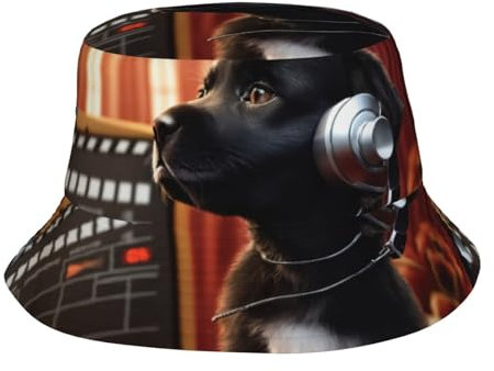 Sonnenhut Welpen Hund Druck Bucket Hat Unisex Anglerhut Uv Schutz Freizeithut Für Herren Damen Wandern