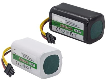 Batteria Sostitutiva Agli Ioni Di Litio Da 14,8 V 3200 MAh, Compatibile Con LIFERO RX9 360 S5 S7pro T90, Compatibile Con Conga 1290 1390 1490 1590 790T 880L, Batteria For Spazzatrice(Black 3200mah)