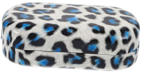 SEWOART Leopard-Print Kontaktlinsenbox Tragbar Mit Kontaktentfernungswerkzeug Aus Robustem Pu-Material Auslaufsicher Und Staubgeschützt Praktisches Reiseetui Für Damen Zur Sicheren Aufbewa