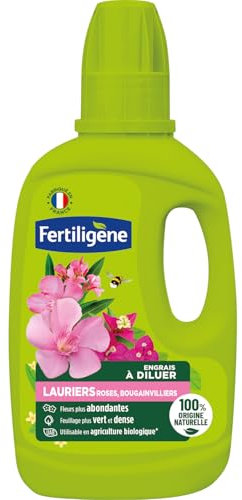 Fertiligene Engrais Liquide pour Lauriers Roses et Bougainvilliers, 100% Origine Naturelle, 400ml