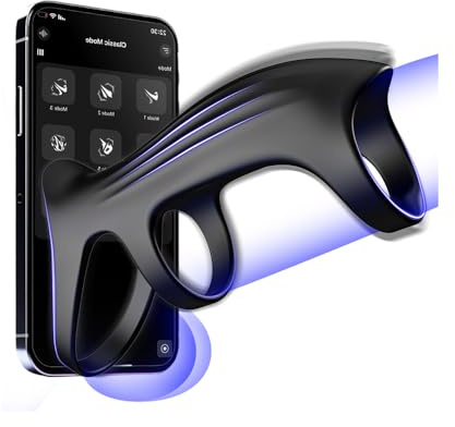 Anillo Vibradorador Pene Clítoris Juguetes Eróticos para Pareja Sexuales - Silicona Anillo Pene 10 Modos Tamaños Silicona Masculino juguetes sexuales hombre masculino ereccion Cock Ring