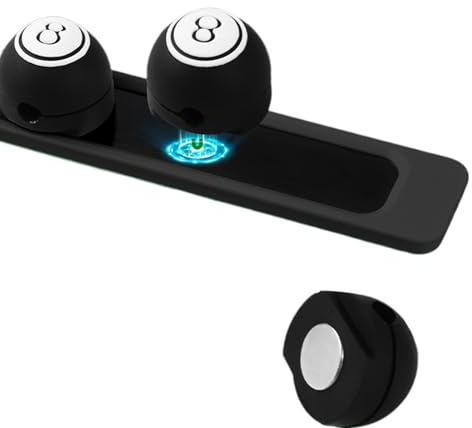 Magnetischer Kabelhalter, magnetischer Kabelclip, magnetischer Kabel-Managementclip – 3 Löcher, multifunktionaler abnehmbarer Billardhalter für Schlafzimmer, Küche, Nachttisch, Nachttisch, Haus