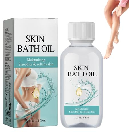 Huile de bain Skin Softer – Hydratant léger pour une hydratation en profondeur, raffermissant et lissant, raffermit la peau affaissée, illumine et unifie le teint, non gras (1pcs)