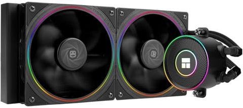Thermalright Aqua Elite 240 V5 ARGB Black CPU Liquid Cooler, 240 Cooling Row Size,2xTL-S12 PWM Fans,for AM4/AM5,Intel LGA115X/1200/1700/1851, AIO CPU Cooler