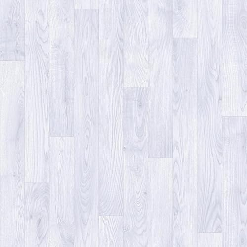Aveo 090S Pale Grey Wood Effect Turbo Vinyl Flooring | - 3m x 4m (9ft10 x 13ft1)