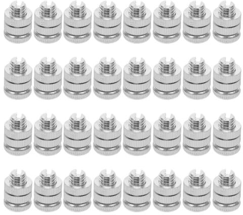 VILLCASE 32 Pcs Aluminium Alloy Fence Wire Clamps with Strong Stability, Versatile Electric Fencing Connectors Suitable for Yard and Farm Use