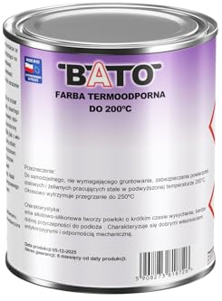 HITZEBESTÄNDIGE FARBE BIS 200 °C SCHWARZ MATT A 0,8 L