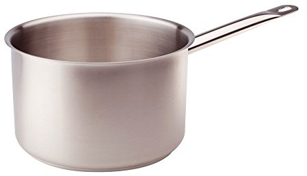Pentole Agnelli, COIX3105E24, Casseruola Alta con 1 Manico, Acciaio Inox, Argento