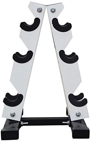 Hantelständer - Hantelständer mit Stahl, 3/4 Stufen Hanteln Gewichte Griff A-frame Hantel Hantelständer kostenlos für das Fitnessstudio zu Hause Richolyn