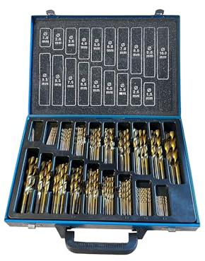 170pc Broca de Cobalto Set (Hss-Co/Inox) HSS Metal - Diseñado para Acero Inoxidable
