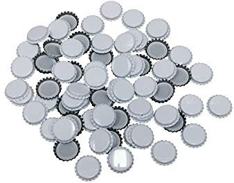 BREWZILLA Kronkorken weiß 26 mm - 1000 Stück Packung